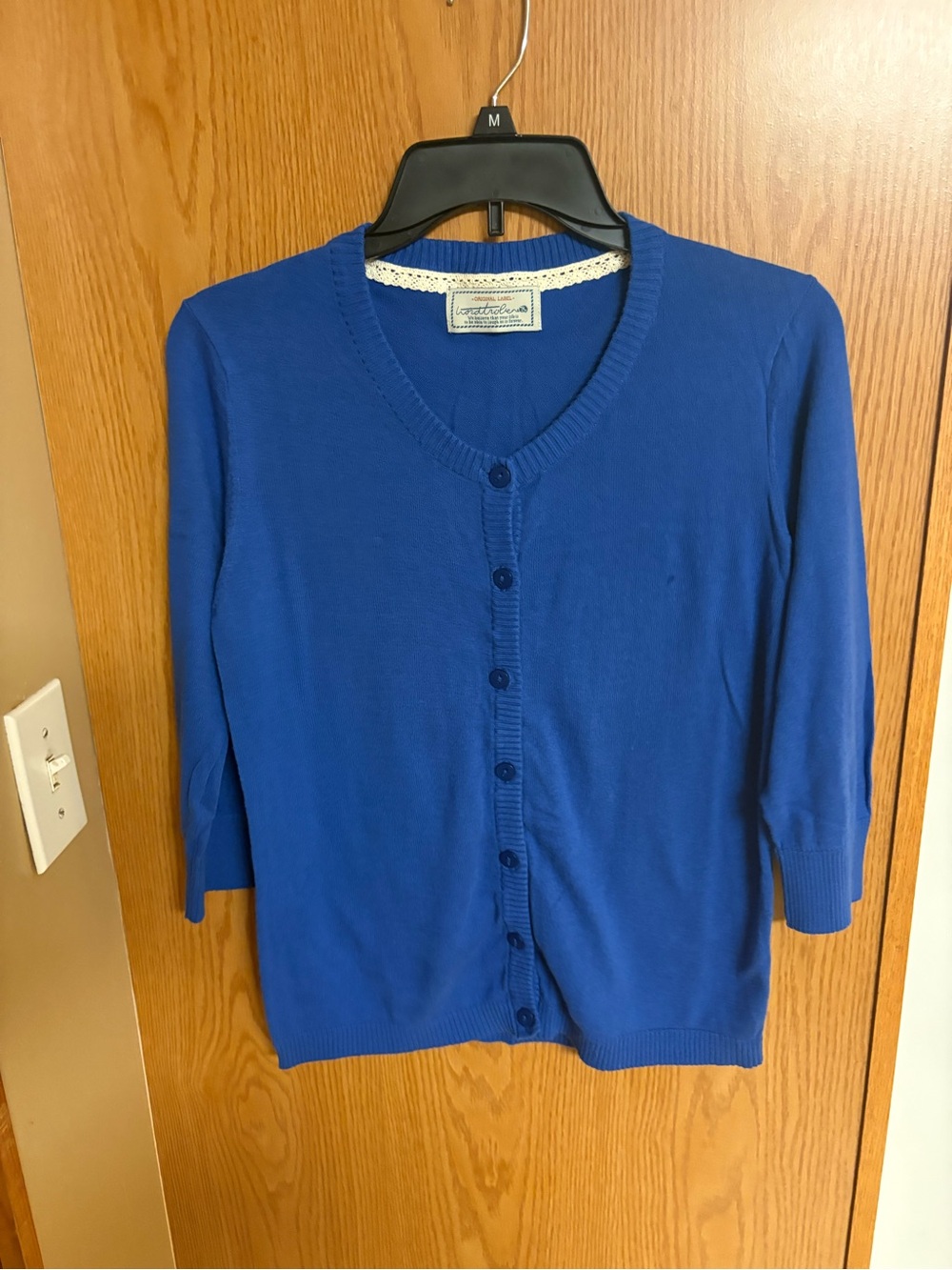 Source Unknown Royal Blue Women's Button-Up Cardigan